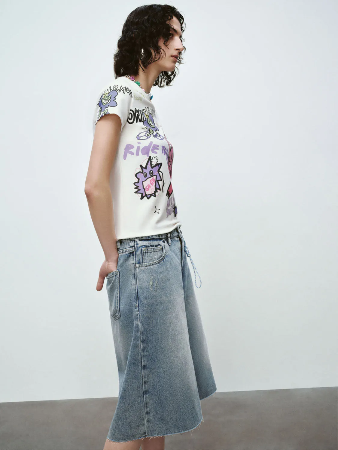 Regular Printed T-Shirts sold by Urban Revivo product image thumbnail 3