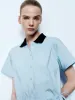 Shirt Collar A-Line Dresses sold by Urban Revivo