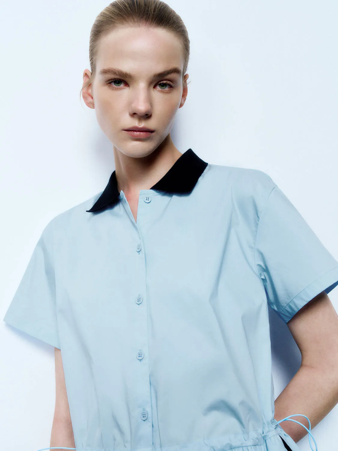 Shirt Collar A-Line Dresses sold by Urban Revivo product image thumbnail 3