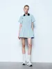 Shirt Collar A-Line Dresses sold by Urban Revivo