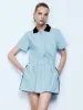 Shirt Collar A-Line Dresses sold by Urban Revivo