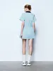 Shirt Collar A-Line Dresses sold by Urban Revivo