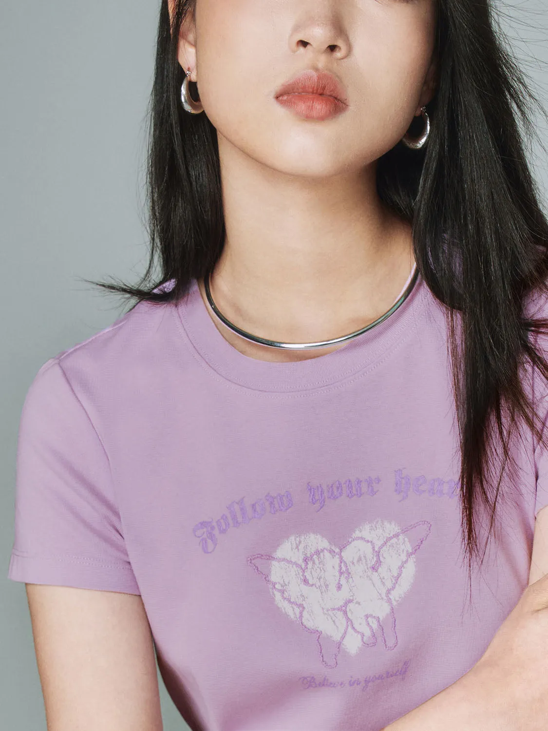 Skinny Short Sleeve T-Shirts sold by Urban Revivo product image thumbnail 5