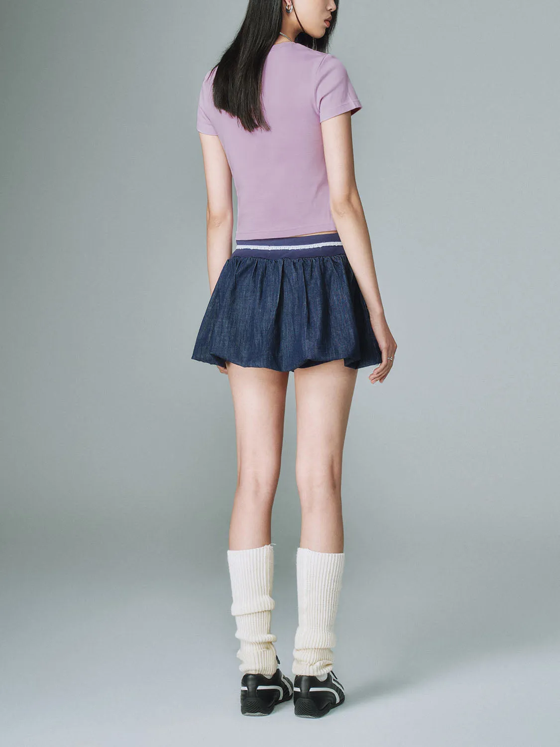 Skinny Short Sleeve T-Shirts sold by Urban Revivo product image thumbnail 2