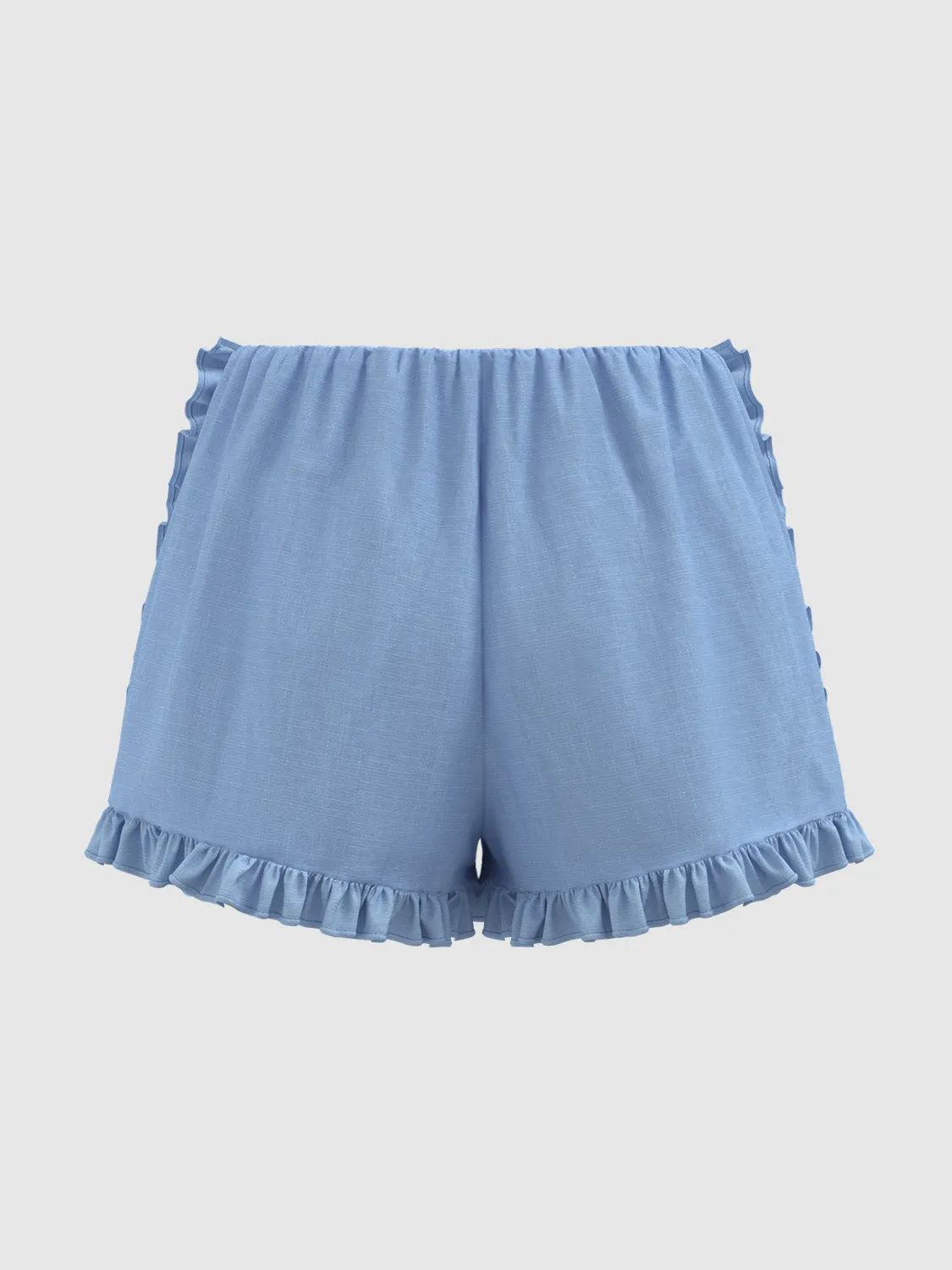 Ruffle Hem Loose Shorts sold by Urban Revivo product image thumbnail 2