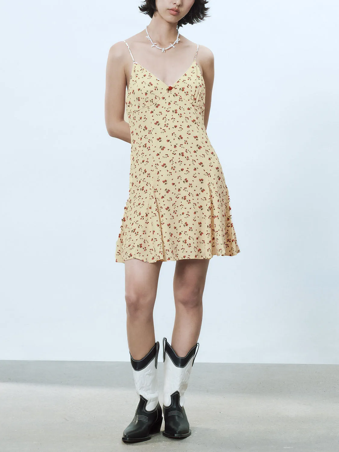 Floral Cami A-Line Dresses sold by Urban Revivo product image thumbnail 3