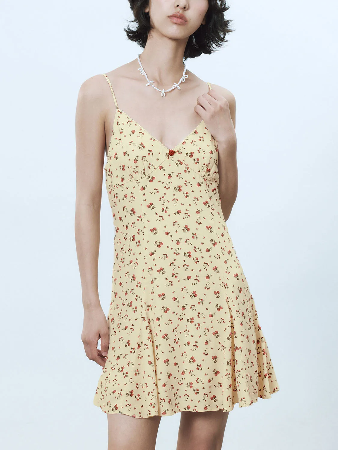 Floral Cami A-Line Dresses sold by Urban Revivo
