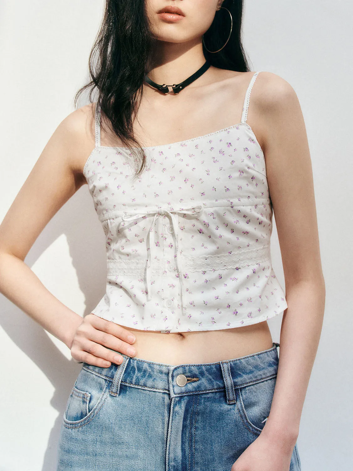 Floral Cami Tops sold by Urban Revivo product image thumbnail 5