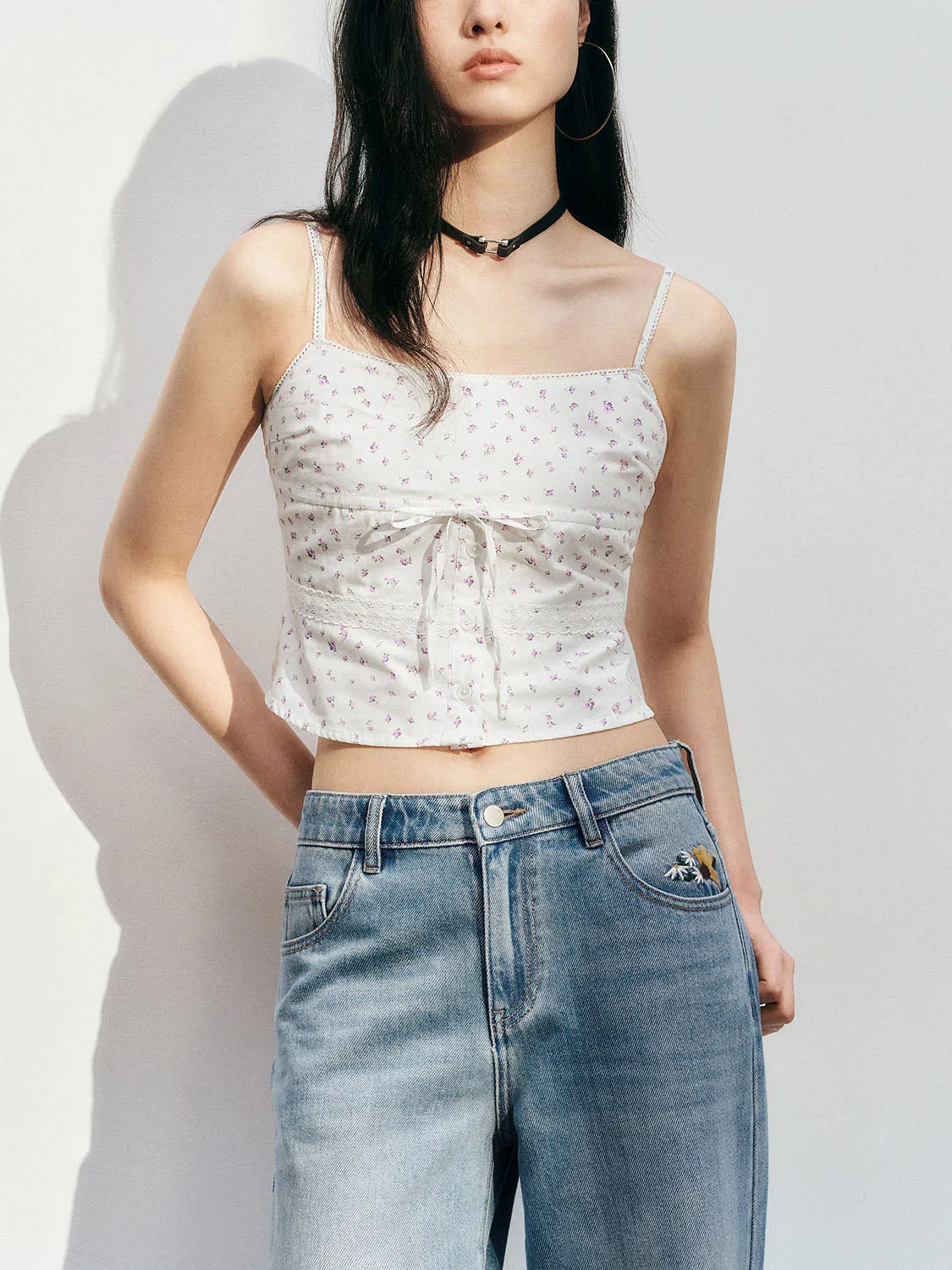 Floral Cami Tops sold by Urban Revivo