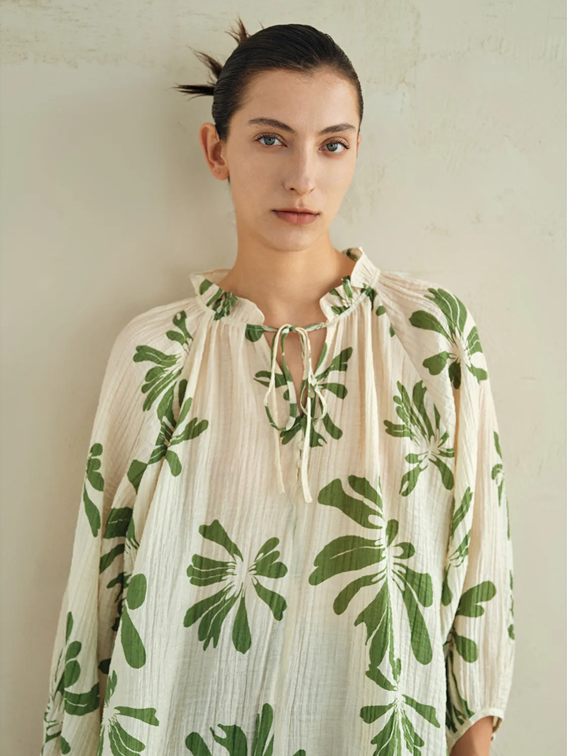 Lace Front Overhead Shirt sold by Urban Revivo product image thumbnail 5