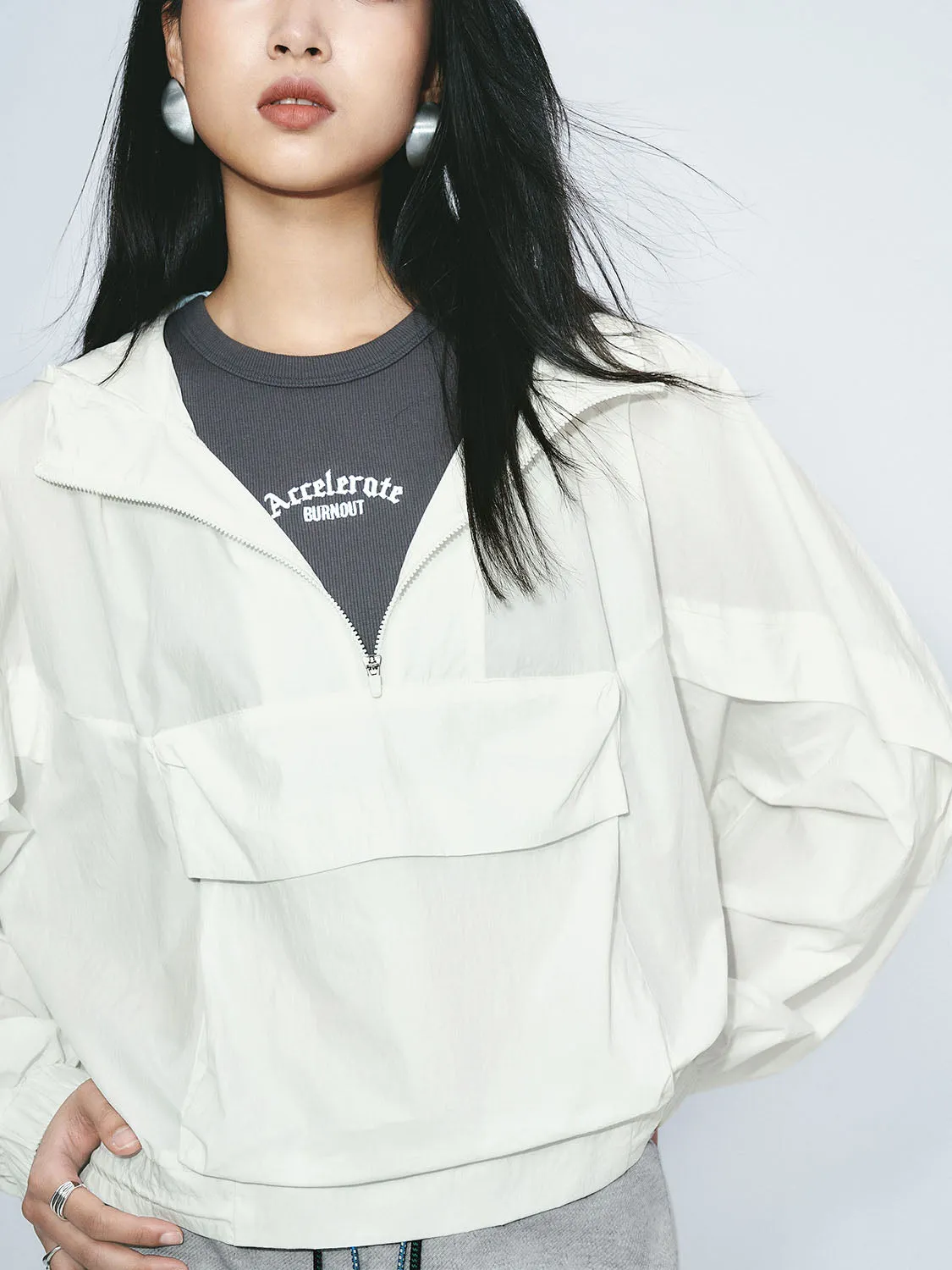 Loose Utility Overhead Shirts sold by Urban Revivo product image thumbnail 5