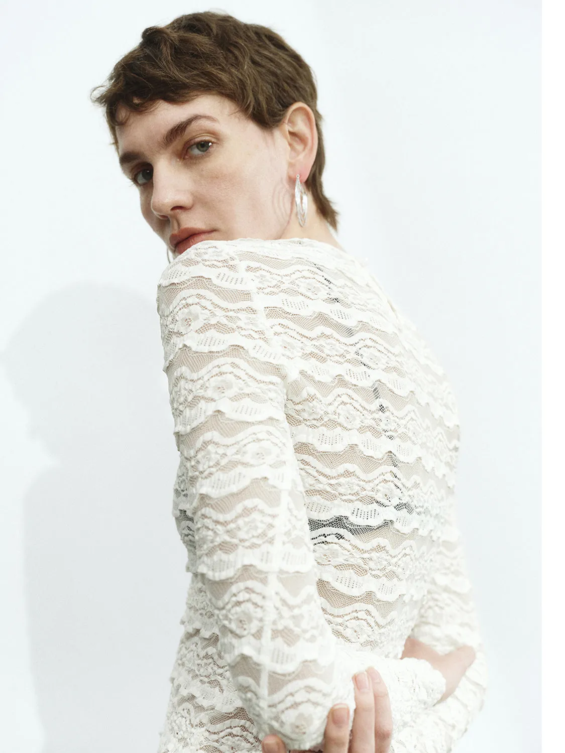 Sheer Skinny T-Shirts sold by Urban Revivo product image thumbnail 3