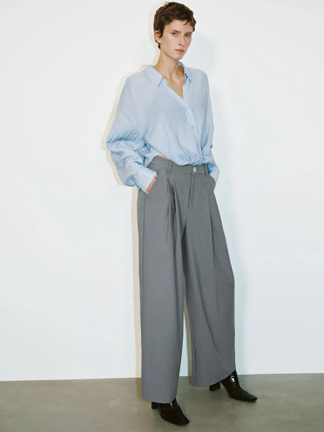 Overhead Long Sleeve Shirts sold by Urban Revivo product image thumbnail 4