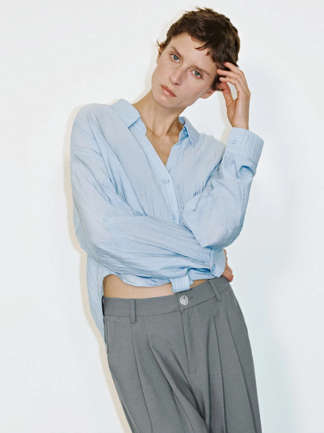 Overhead Long Sleeve Shirts sold by Urban Revivo