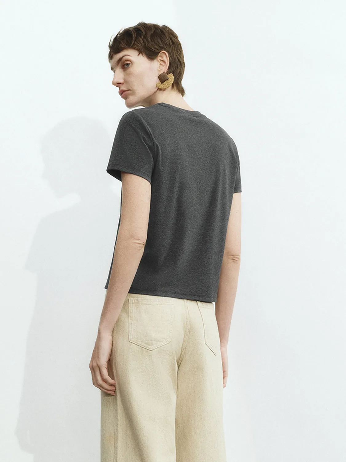 Regular Short Sleeve T-Shirts sold by Urban Revivo product image thumbnail 2