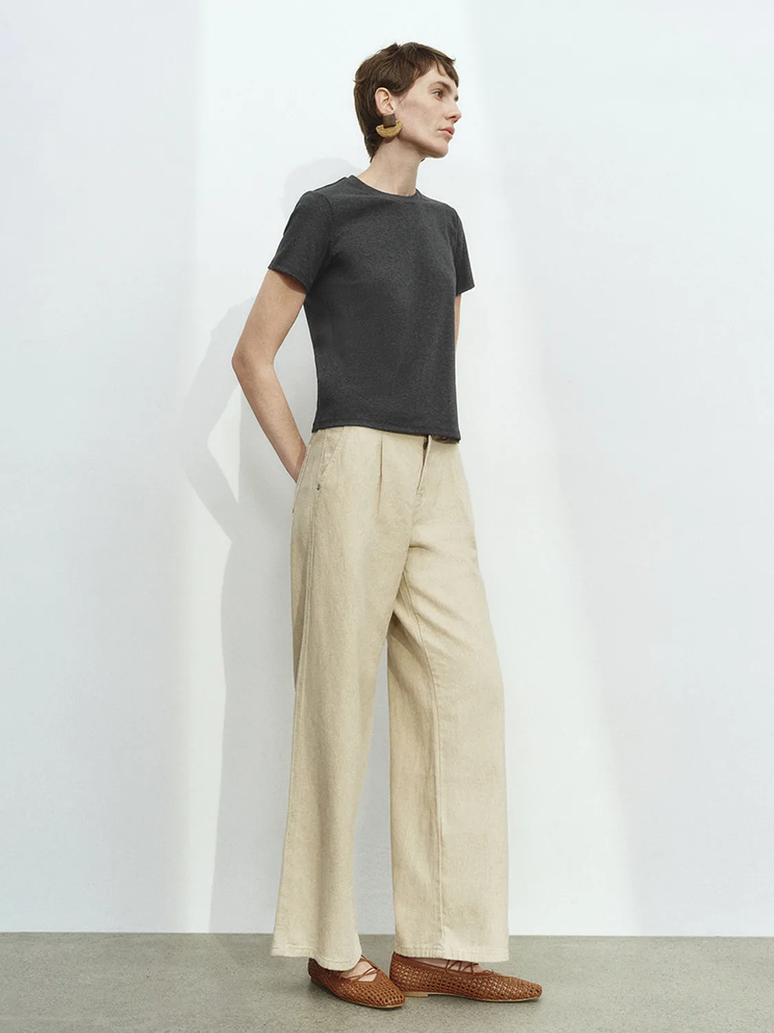 Regular Short Sleeve T-Shirts sold by Urban Revivo product image thumbnail 4