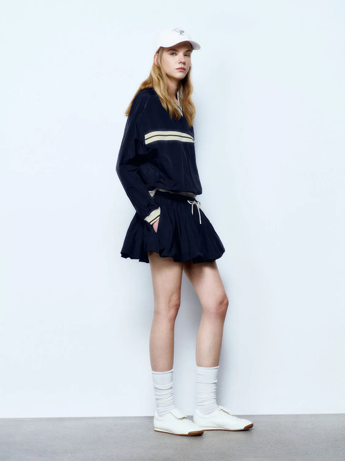 V-Neck Overhead Shirt sold by Urban Revivo product image thumbnail 3