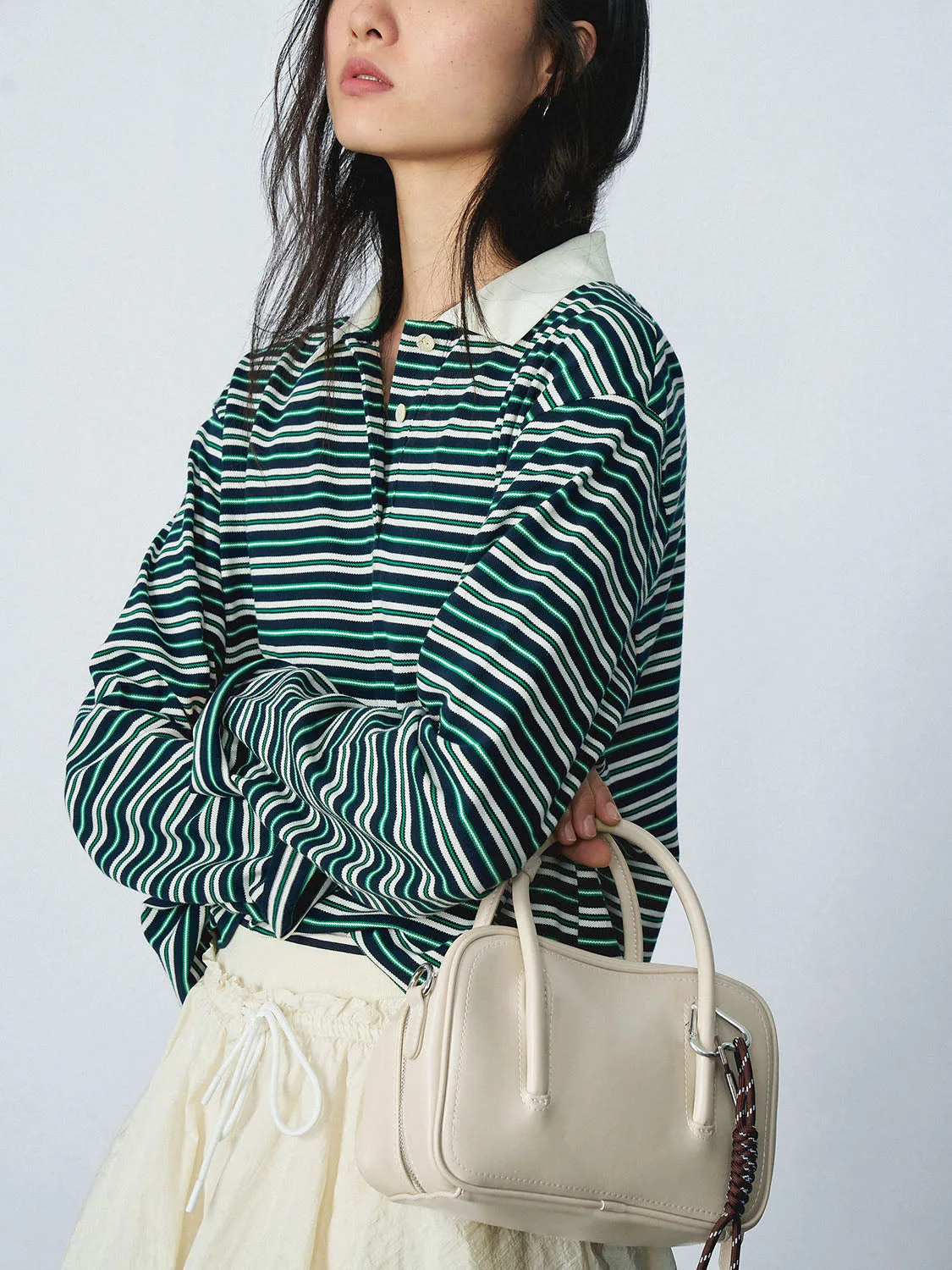 Striped Loose T-Shirts sold by Urban Revivo product image thumbnail 5