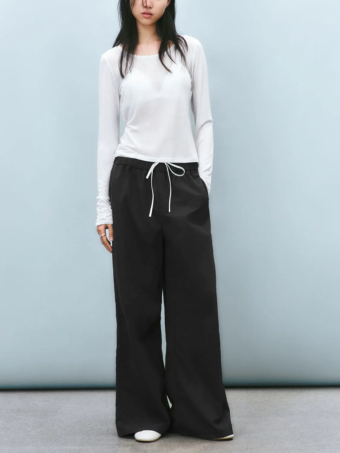 Sheer Skinny T-Shirts sold by Urban Revivo product image thumbnail 4