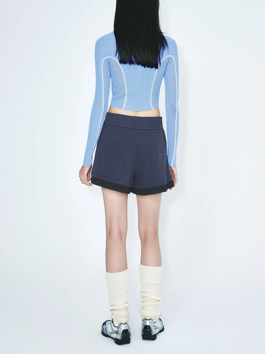 Cropped Knitted T-Shirts sold by Urban Revivo product image thumbnail 2