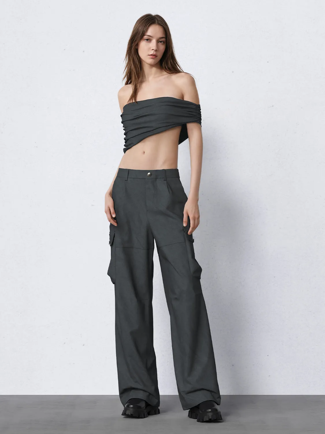 Ruched Bandeau Tops sold by Urban Revivo product image thumbnail 5