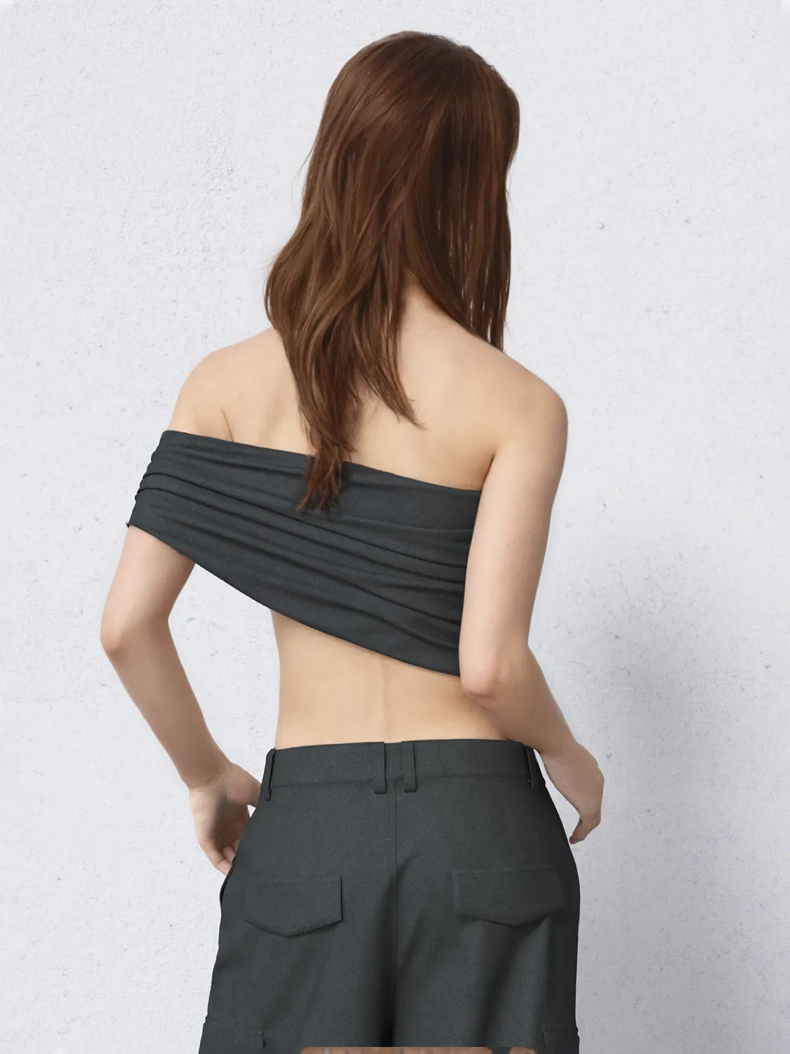 Ruched Bandeau Tops sold by Urban Revivo product image thumbnail 3