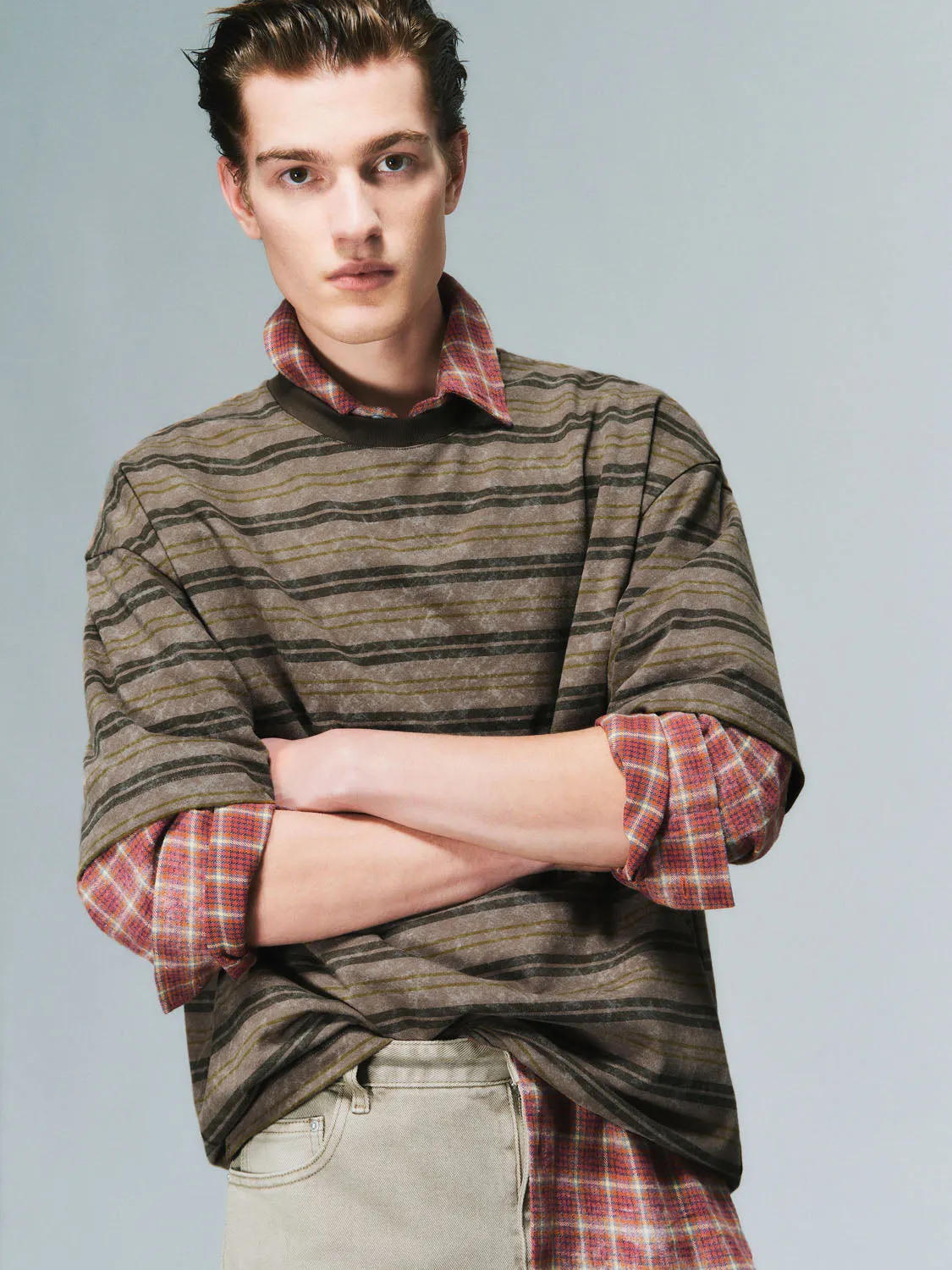 Striped T-Shirts sold by Urban Revivo product image thumbnail 2