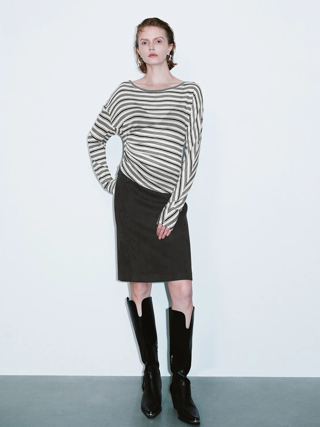 Striped Regular T-Shirts sold by Urban Revivo product image thumbnail 4