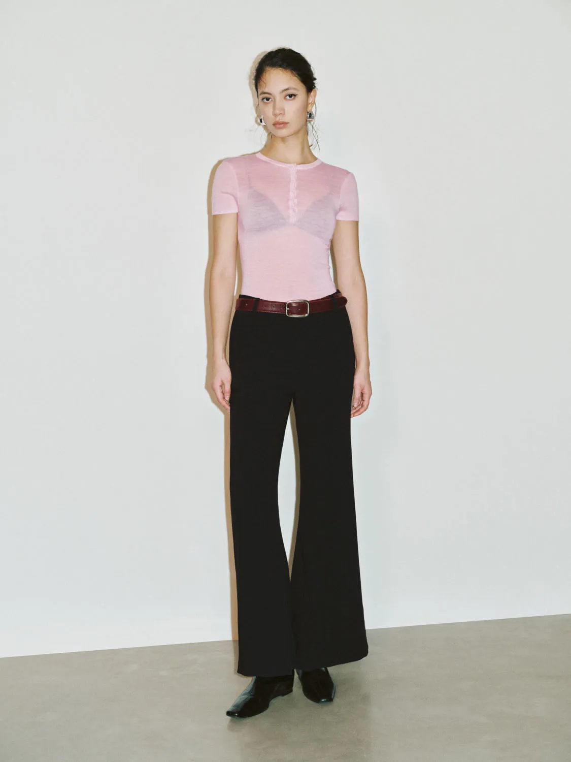 Skinny Knitted T-Shirts sold by Urban Revivo product image thumbnail 4