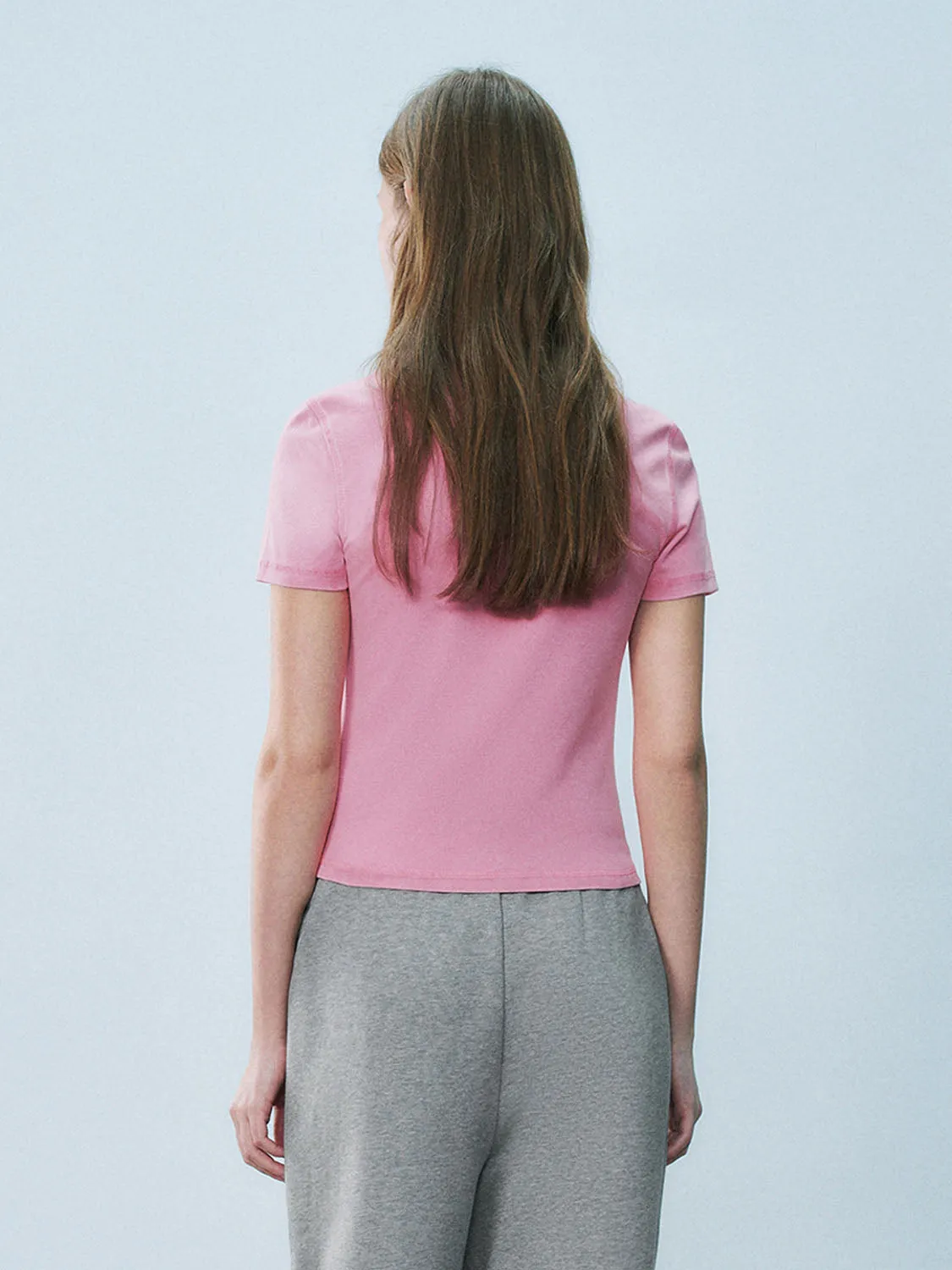 Short Sleeve Skinny T-Shirts sold by Urban Revivo product image thumbnail 2