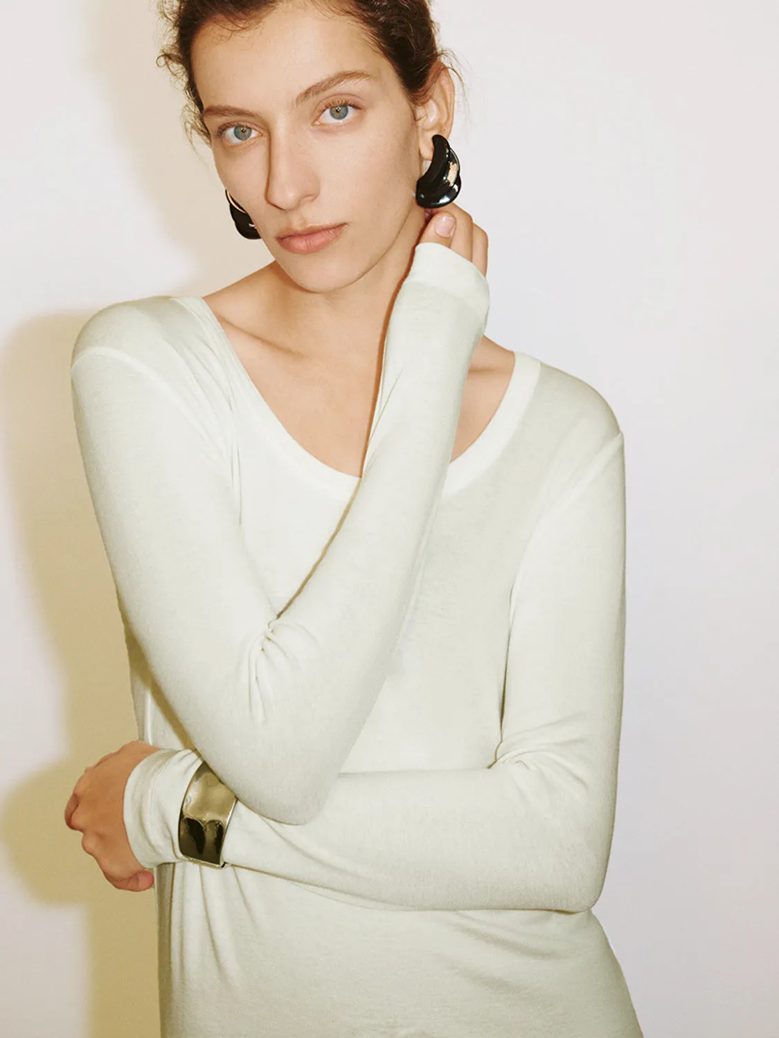 Regular Long Sleeve T-Shirts sold by Urban Revivo product image thumbnail 3