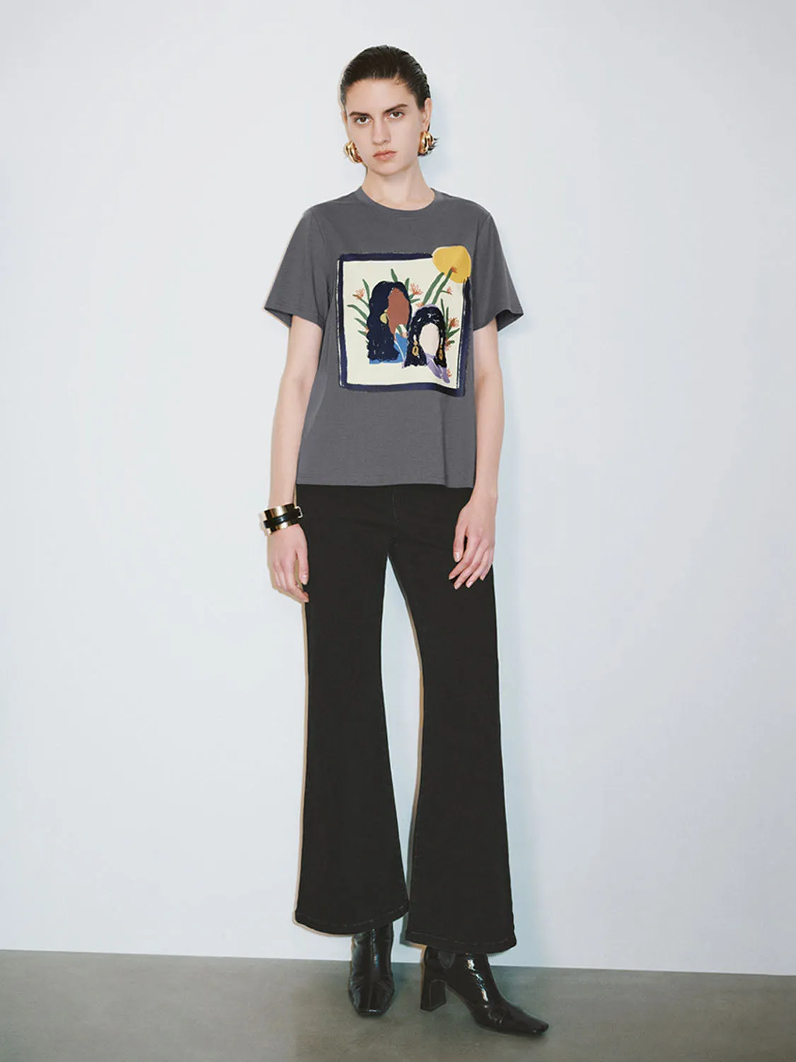 Printed Short Sleeve T-Shirts sold by Urban Revivo product image thumbnail 5