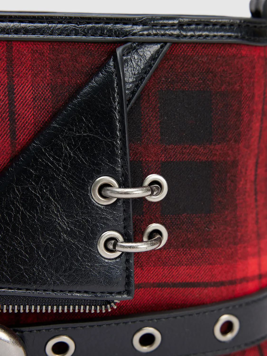 Plaid Accent Shoulder Bags sold by Urban Revivo product image thumbnail 4
