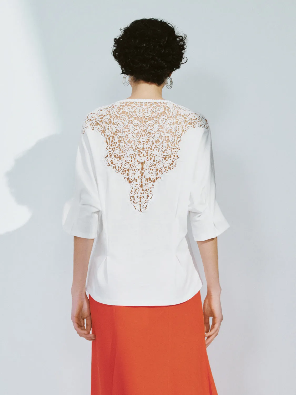 Half Sleeve V-Neck T-Shirts sold by Urban Revivo product image thumbnail 2