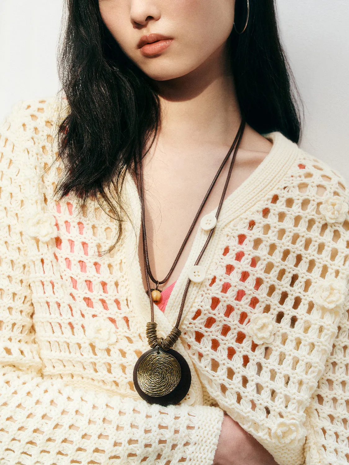 Crochet Knitted Cardigans sold by Urban Revivo product image thumbnail 5