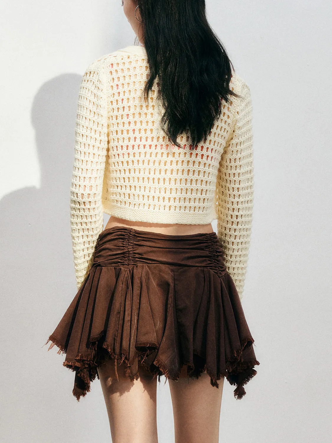 Crochet Knitted Cardigans sold by Urban Revivo product image thumbnail 2