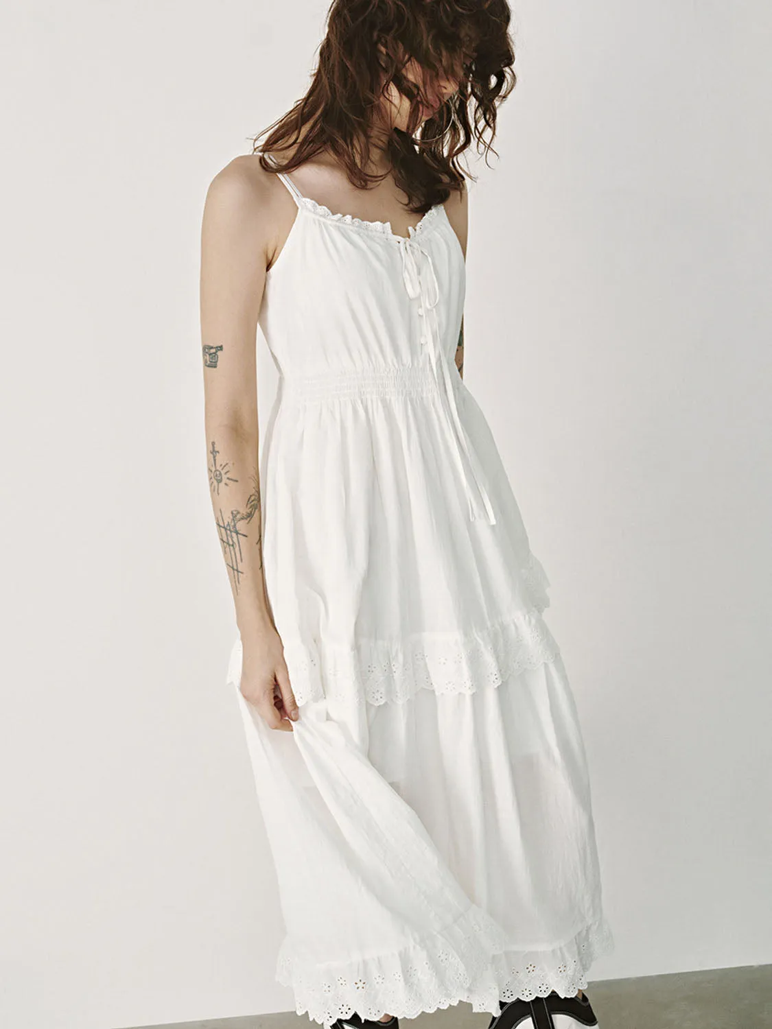 Cami Ruffle Hem Dresses sold by Urban Revivo product image thumbnail 5
