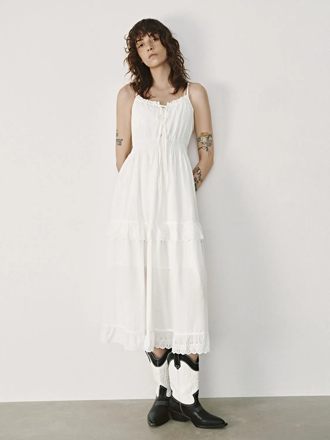 Cami Ruffle Hem Dresses sold by Urban Revivo