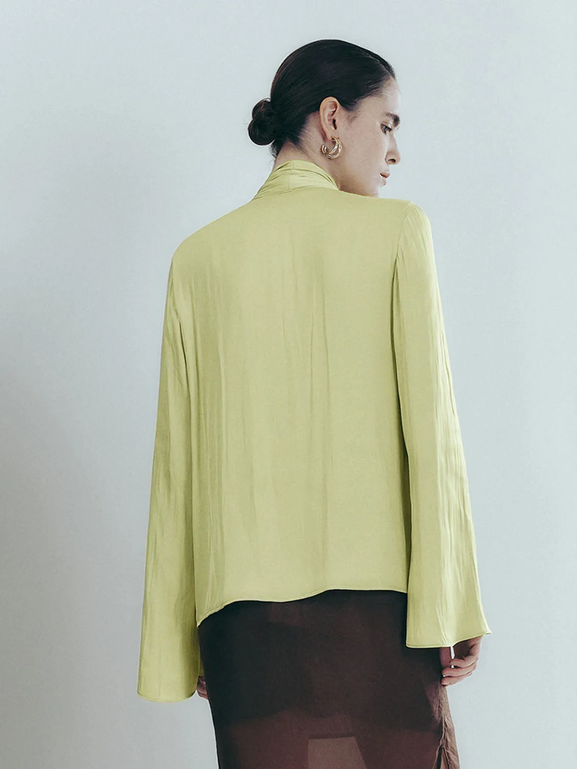 Bow Tie Front Overhead Shirt sold by Urban Revivo product image thumbnail 2