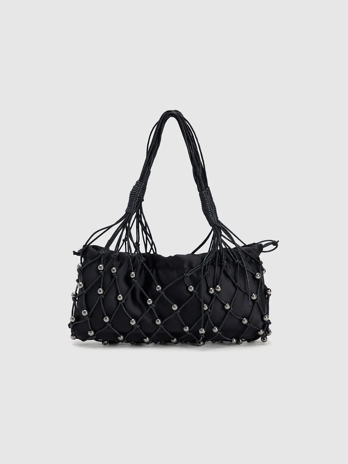 Cord Woven Beaded Shoulder Bag sold by Urban Revivo product image thumbnail 3