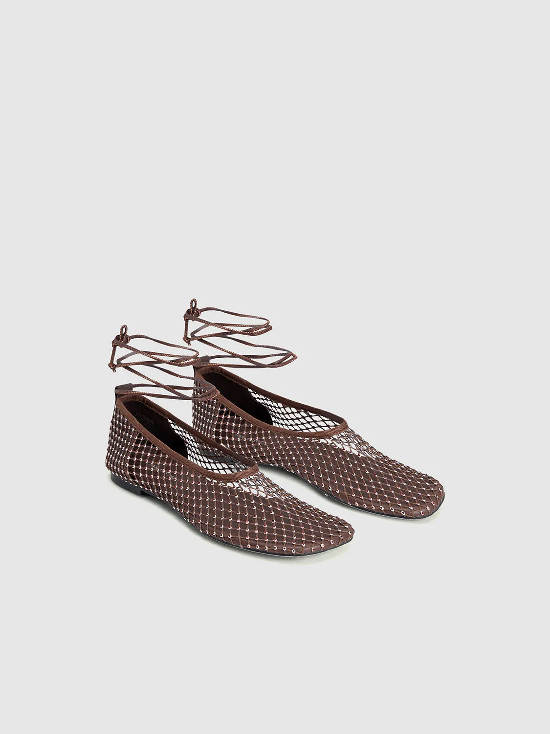 Rhinestone Fishnet Pumps sold by Urban Revivo