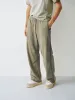 Ruched Wide-Leg Pants sold by Urban Revivo