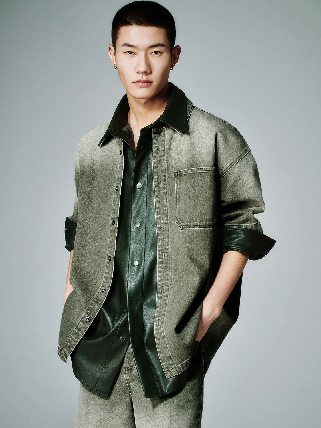 Loose Denim Shirts sold by Urban Revivo