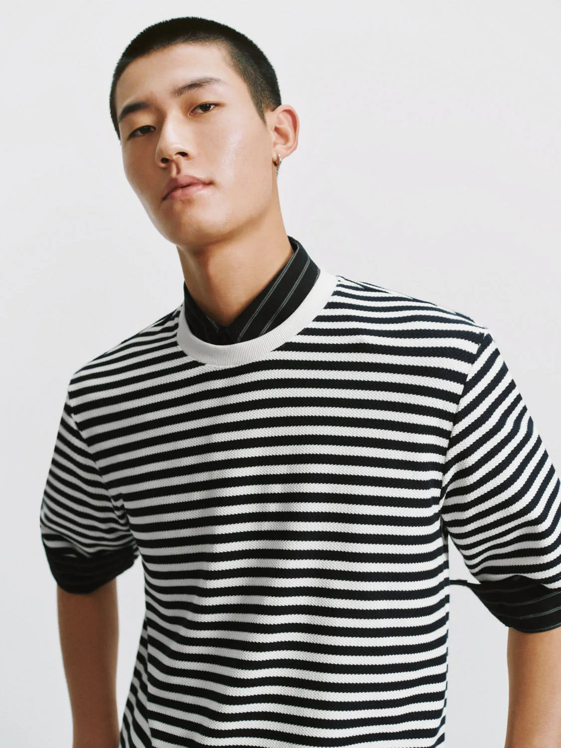 Striped Short Sleeve T-Shirts sold by Urban Revivo product image thumbnail 5