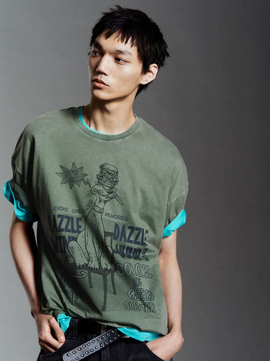 Short Sleeve T-Shirts sold by Urban Revivo product image thumbnail 2