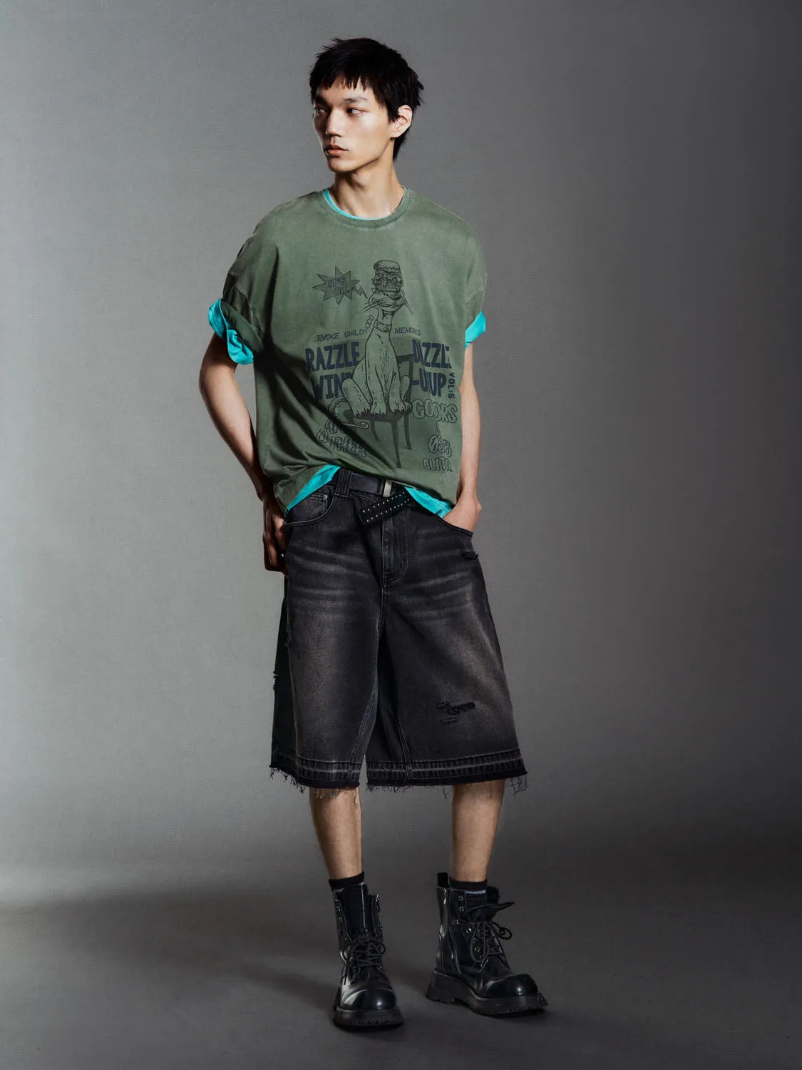 Short Sleeve T-Shirts sold by Urban Revivo product image thumbnail 4