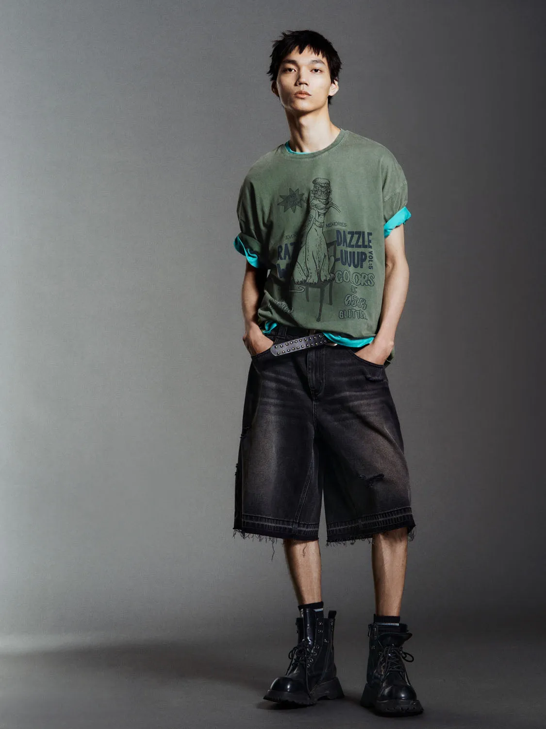 Short Sleeve T-Shirts sold by Urban Revivo product image thumbnail 3