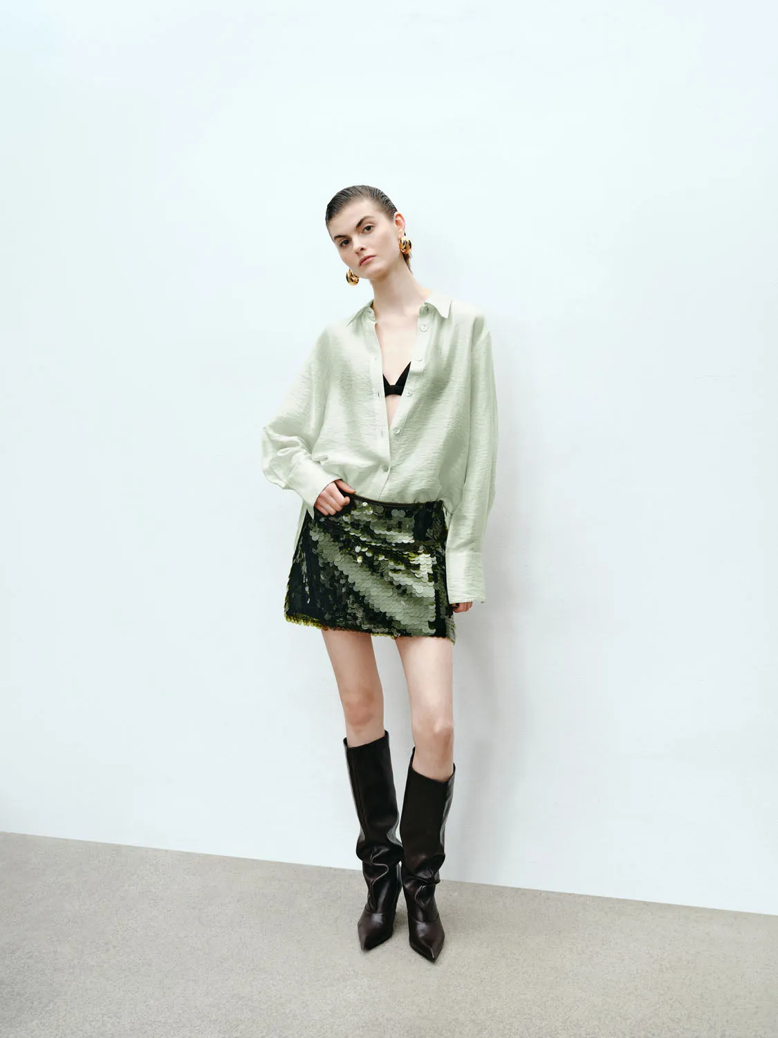 Long Sleeve Shirts sold by Urban Revivo product image thumbnail 3