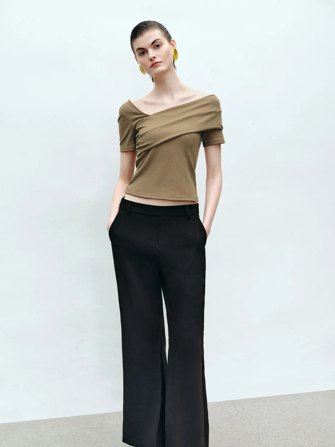 Skinny One Shoulder T-Shirts sold by Urban Revivo product image thumbnail 2