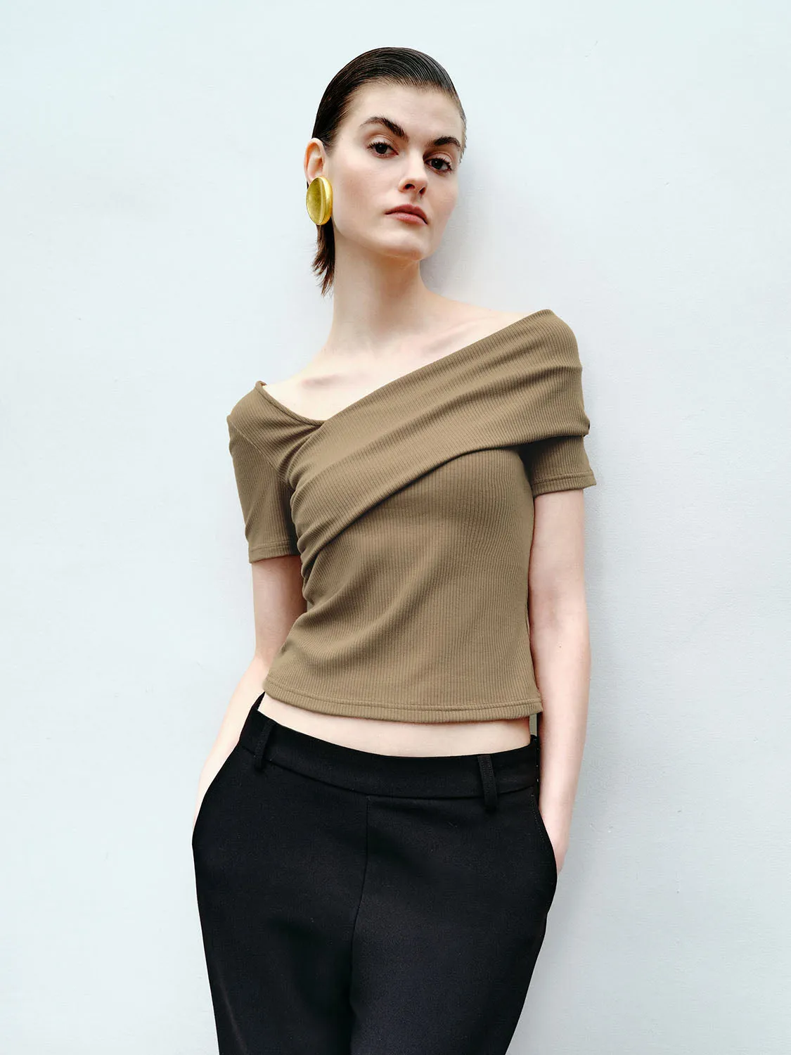 Skinny One Shoulder T-Shirts sold by Urban Revivo